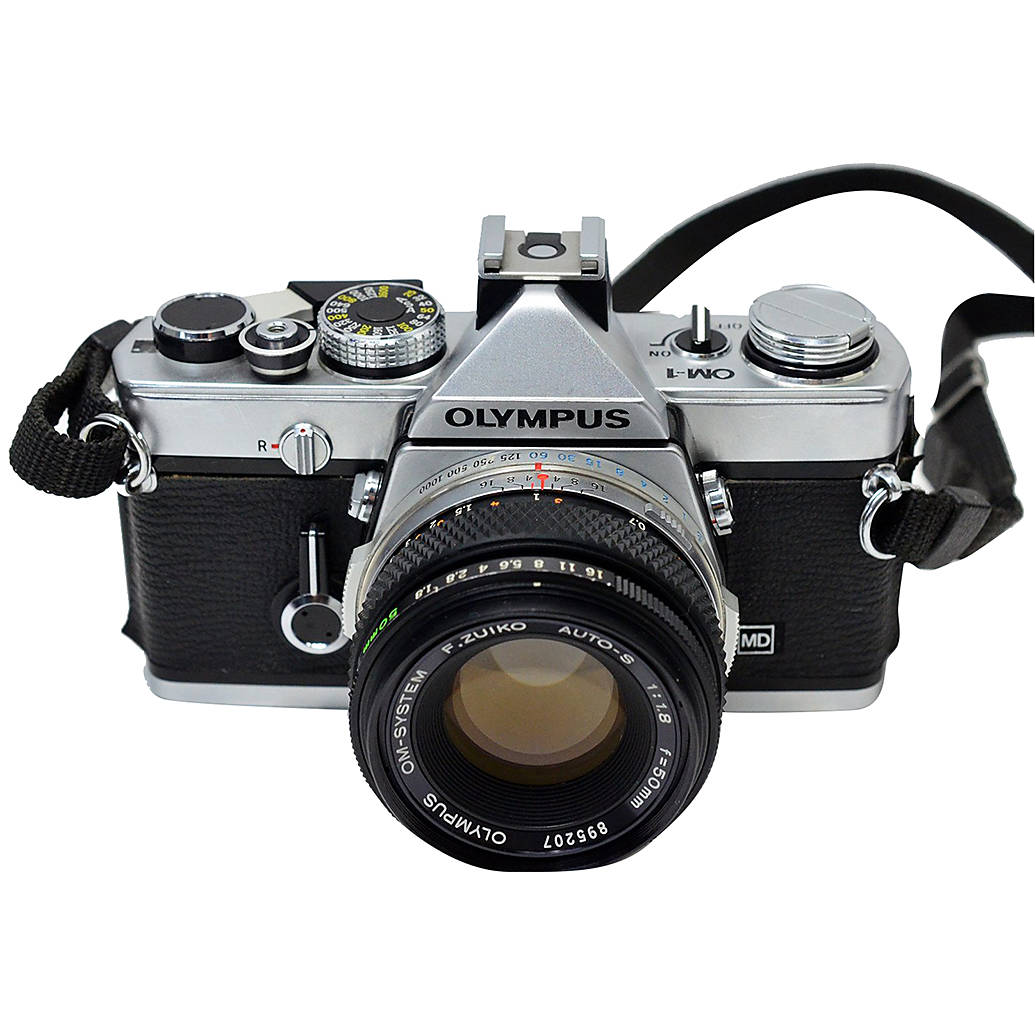 Used Olympus OM-1N 35mm Film SLR w/ 50mm f/1.8 - Fair