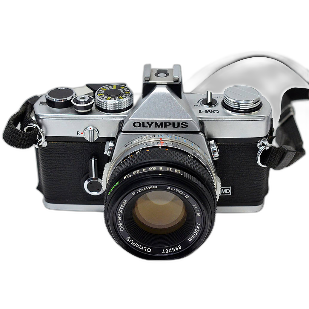 Used Olympus OM-1N 35mm Film SLR w/ 50mm f/1.8 - Fair