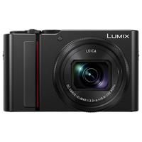 Used Fair Panasonic Lumix DC-ZS200 Digital Camera - Black 0