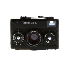 Used Rollei 35S Black 35mm Film Point and Shoot Camera - Fair *Light Meter D 0