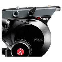 Used Manfrotto 546GB w/ 504HD Fluid Head - Good 3