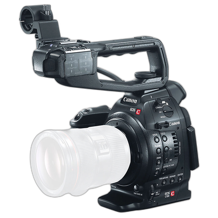 Used Canon C100 With Grip, Handle, and Battery - Good