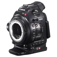 Used Canon C100 With Grip, Handle, and Battery - Good 1