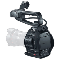 Used Canon C100 With Grip, Handle, and Battery - Good 3