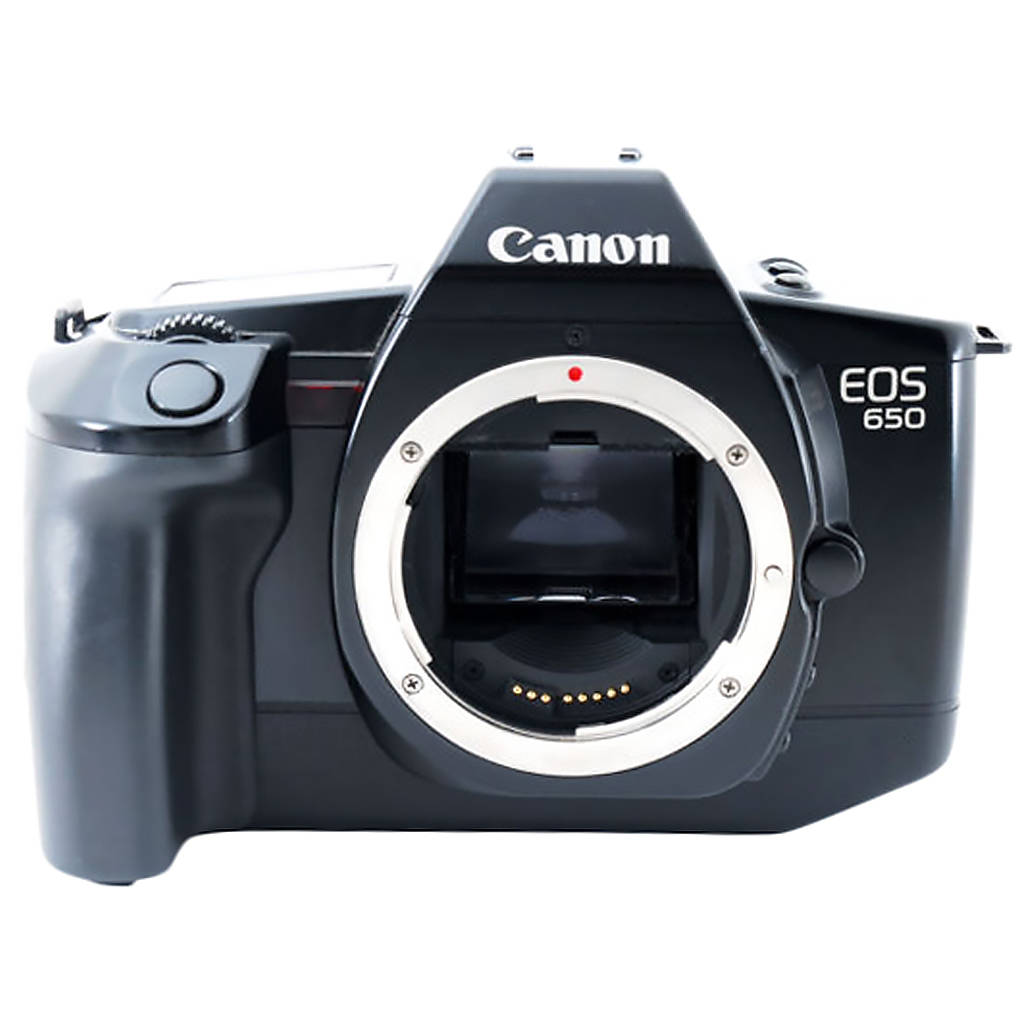 Canon outlets Eos 650 Film Camera Bundle