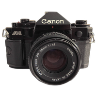 Used Canon A1 35mm SLR With 50mm F/1.8 (Black) - Good 0