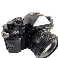 Used Canon A1 35mm SLR With 50mm F/1.8 (Black) - Good 2