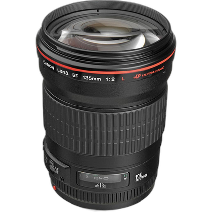 Used Canon EF 135mm f/2L USM Telephoto Lens - Good