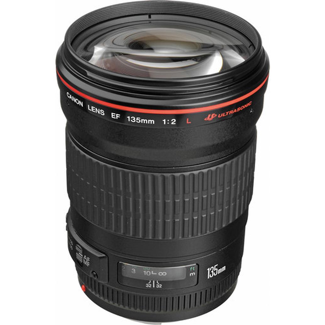 Used Canon EF 135mm f/2L USM Telephoto Lens - Good
