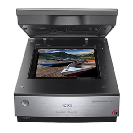 Used Epson V850 Scanner - Good *Missing Document Cover*