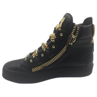 Giuseppe Zanotti Royce Gold Multi-Chain Sneakers Size 40 1/2 6