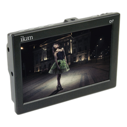 Used ikan D7 7 3G-SDI/HDMI LCD Field Monitor w/ Sony L Batt Plate - Good
