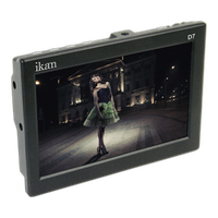 Used ikan D7 7 3G-SDI/HDMI LCD Field Monitor w/ Sony L Batt Plate - Good 0