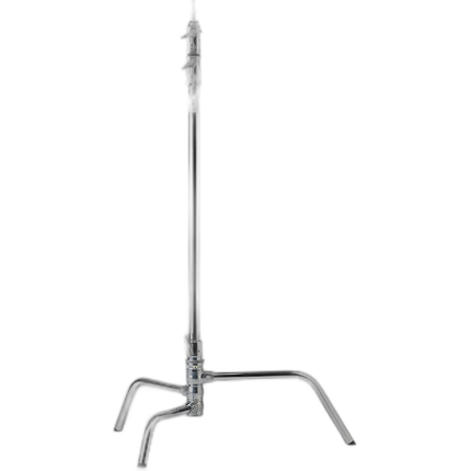 Used Kupo 40 In C Stand with Turtle Base (Silver) - Good