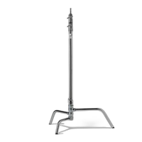 Used Kupo 40 In C Stand with Turtle Base (Silver) - Good 5