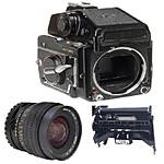 Used Mamiya 645 1000S, 45mm f/2.8, Winder, Prism, 3 120