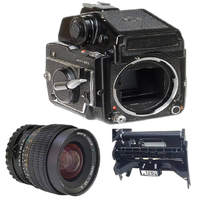 Used Mamiya 645 1000S, 45mm f/2.8, Winder, Prism, 3 120 Holders - Good 0