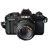 Used Minolta X-570 Film SLR w/ 50mm f/1.7 Lens - Good 4