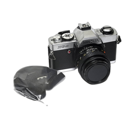 Used Minolta XG-A 35mm Film SLR w/ 50mm f/2 Lens - Good