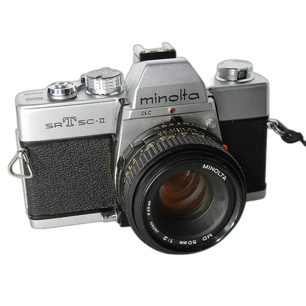 Used Minolta SRT SC-II SLR With Rokkor-X 50mm f/2 - Good