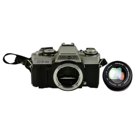 Used Minolta XG-M SLR w/ MC Rokkor-PF 55mm f/1.9 - Good