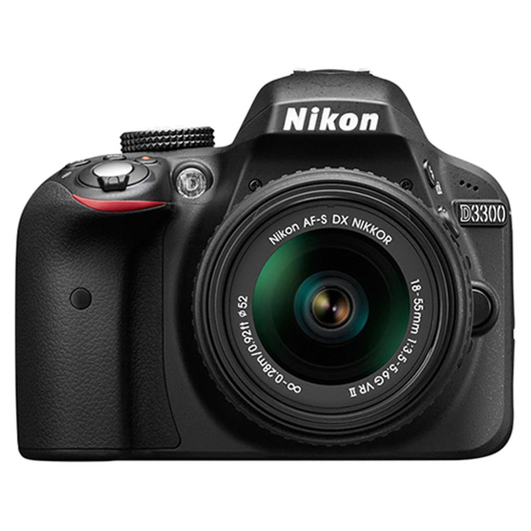 Used Nikon D3300 w/ 18-55mm VR (Black) - Good