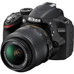 Used Nikon D3200 w/ 18-55mm VR (Black) - Good 2