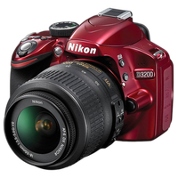 Used Nikon D3200 w/ 18-55mm VR (Red) - Good 0