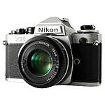 Used Nikon FE2 35mm SLR w/ 50mm f/1.8 (Silver) - Good 0