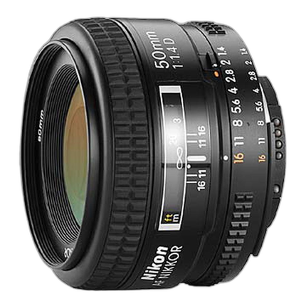 Used Nikon AF Nikkor 50mm f/1.4D - Good