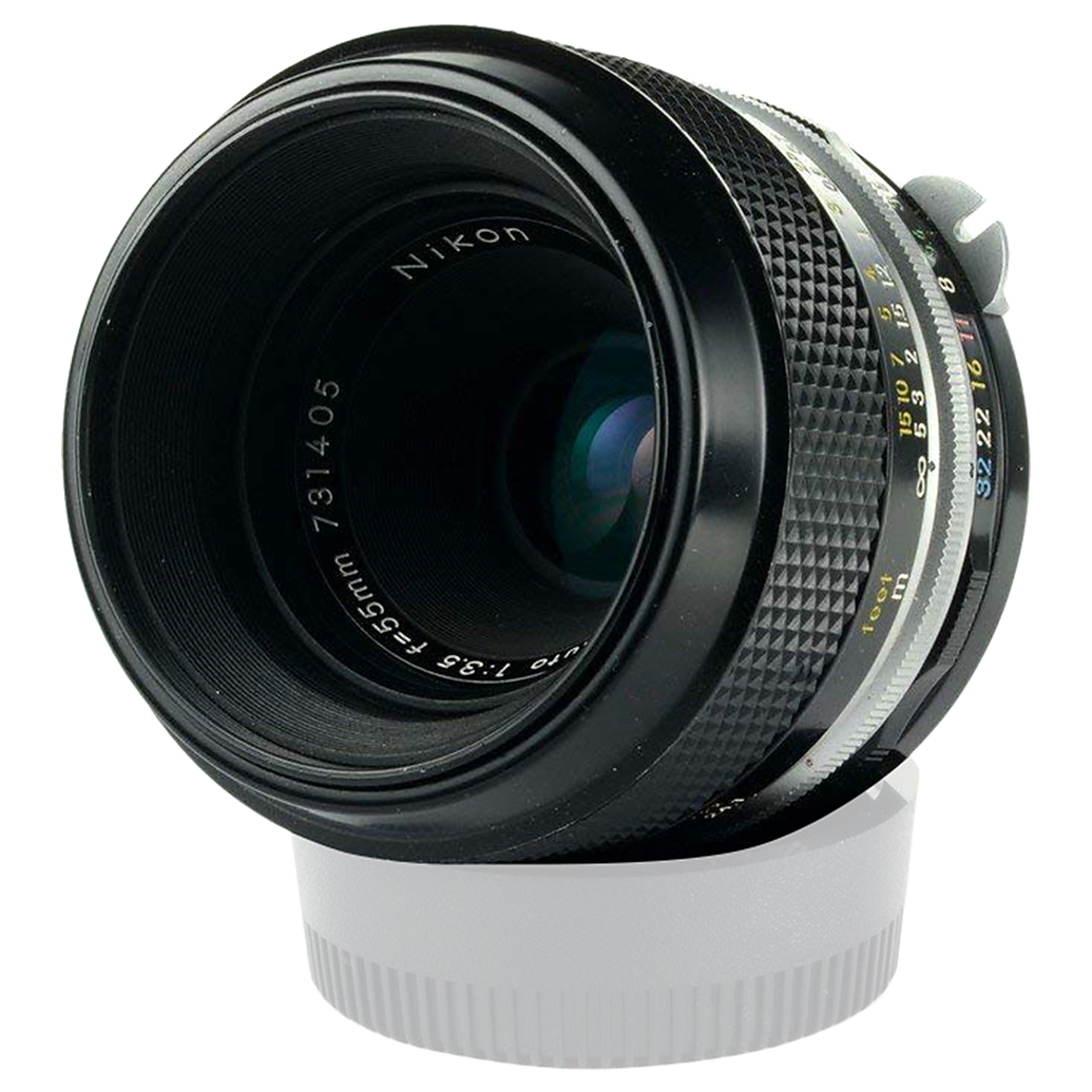 Used Nikkor-P 55mm f/3.5 Micro AID - Good