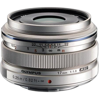 Used Olympus M Zuiko Digital 17mm f2.8 (Silver) - Good 0
