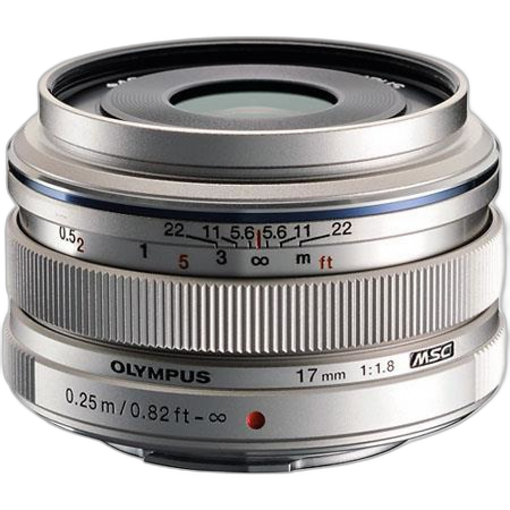 Used Olympus M Zuiko Digital 17mm f2.8 (Silver) - Good