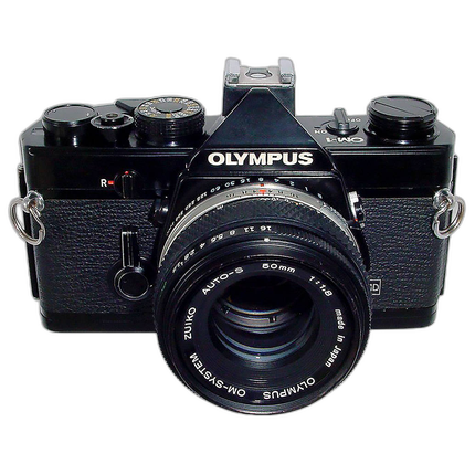 Used Olympus OM-1 w/ 50mm f/1.8 35mm SLR - Good