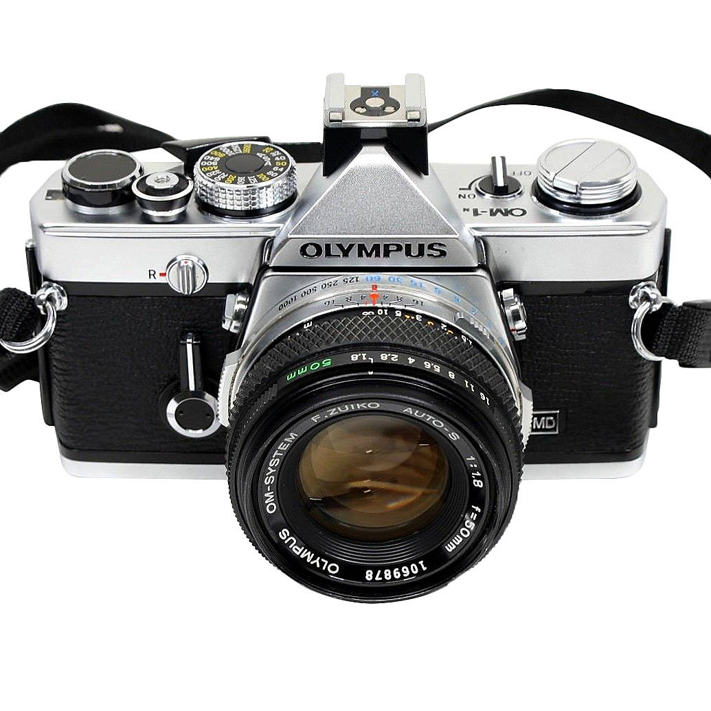 Used Olympus OM-1N w/ 50mm f1.8 (Chrome) - Good
