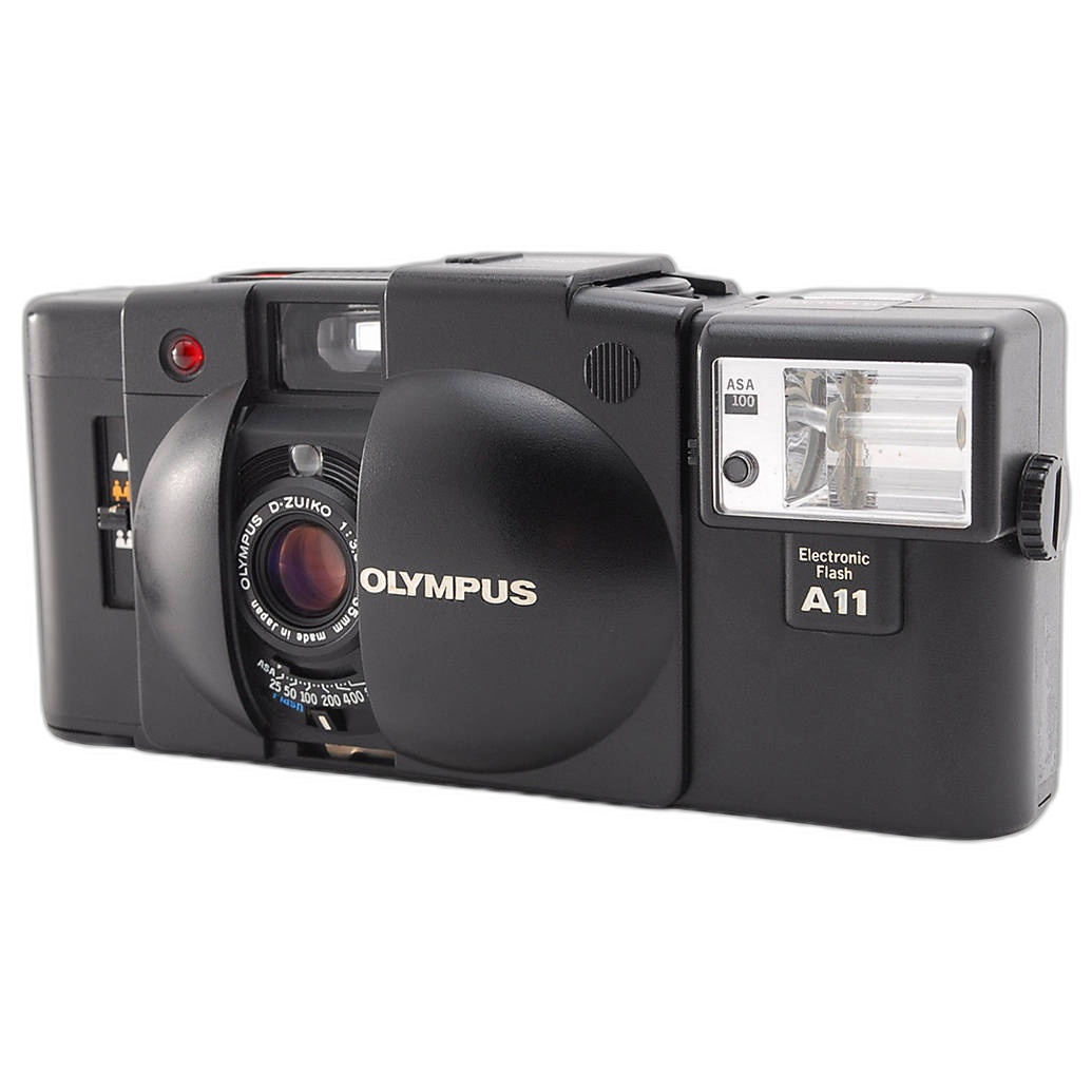 Used Olympus XA2 35mm Film Camera With A11 Flash - Good