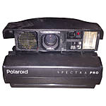 Appareil Photo Polaroid Spectra Pro Pliable - Vintage Noir - Très Bon état