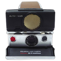 Used Polaroid SX-70 Sonar Black - Good 1
