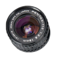 Used Pentax Auto 110 w/ 24mm, 20-40, 50mm, and 18mm - Good 5