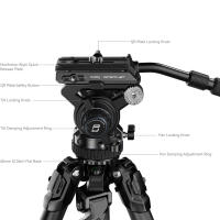 Used Good SmallRig x Potato Jet TRIBEX Hydraulic Carbon Fiber Tripod Kit 4
