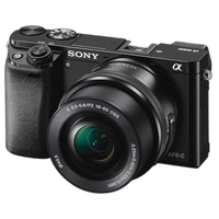 Used Sony A6000 w/ 16-50mm f/3.5-5.6 (Black) - Good 1