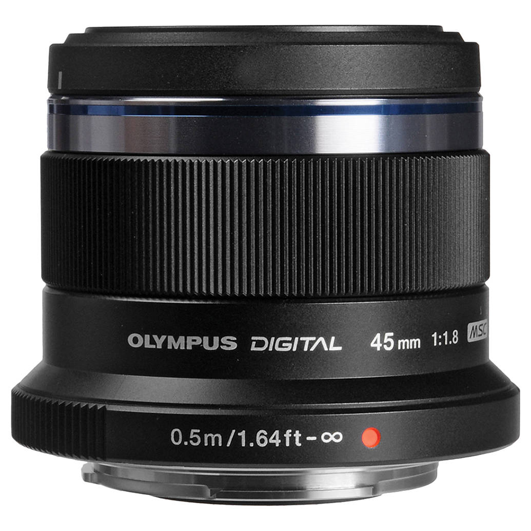Used Olympus M.Zuiko Digital 45mm f/1.8 Portrait Lens (Black)  - Like New
