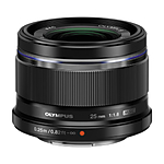 Used Olympus M.Zuiko 25mm f/1.8 Standard Lens for Micro 4/3 System  (Black) 0