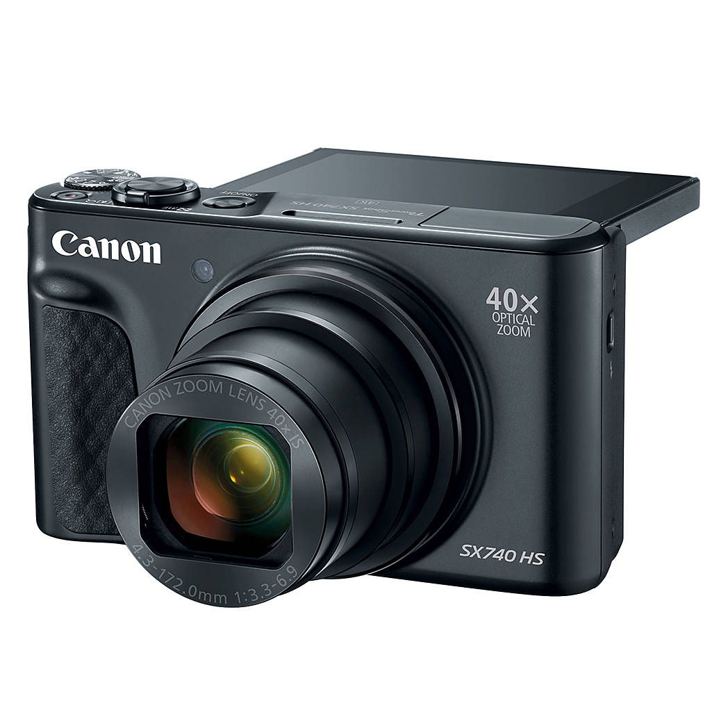 【展示品】Canon PowerShot SX740 HS Opened Box* Canon PowerShot SX740 HS Digital Camera - Black