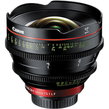 *OPEN BOX* Canon CN-E 14mm T3.1 L F Cinema Prime Lens (EF Mount)
