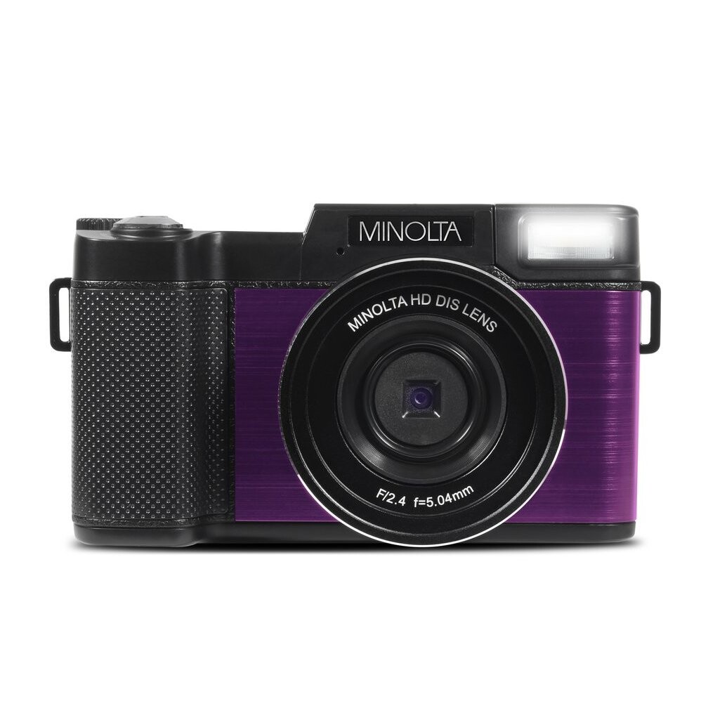 *Open  Minolta MND30 30MP 2.7K Digital Camera (Purple)