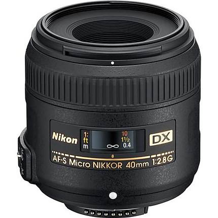 Open Box Nikon AF-S DX Micro-Nikkor 40mm f/2.8G Standard Lens - Black