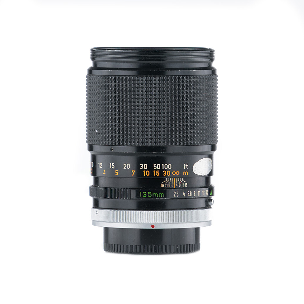Used Canon FD 135mm f3.5 SC Breech Lock (Haze in lens) - As Is