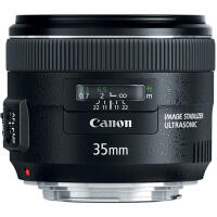 Used Canon 35MM F/2 IS USM Lens - As Is *Crack in Focus Window* 1