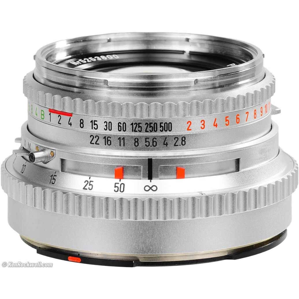 Used Hasselblad 80MM F/2.8 C Zeiss Planar Chrome -*As Is Haze and Cleaning m